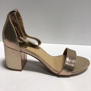 Chinese Laundry Women’s Jody, Gold Ankle Strap Sandals, Size 7.5M